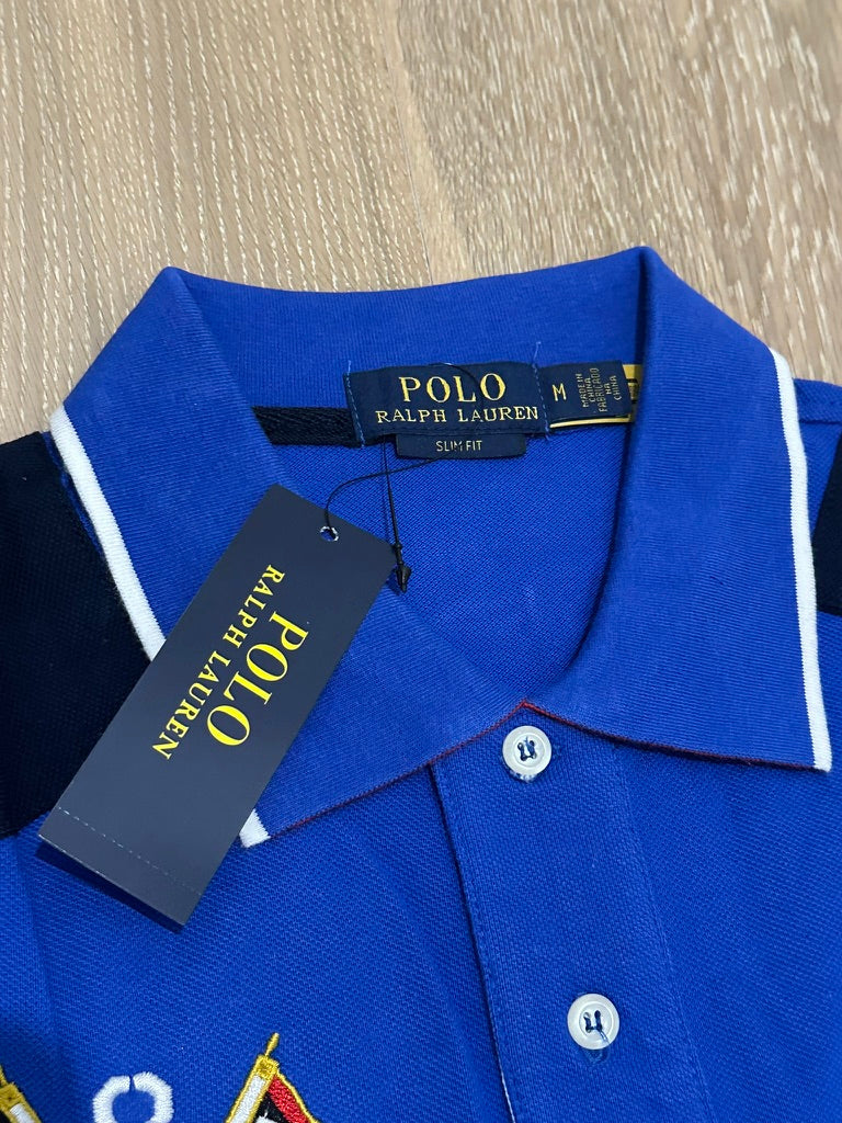 FLAG STYLE BLUE NORWAY POLO SHIRT