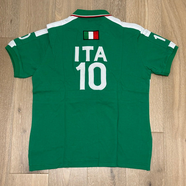 COUNTRY STYLE GREEN ITALY POLO SHIRT