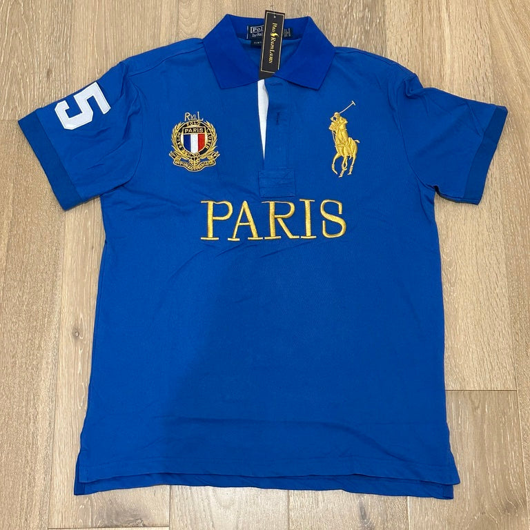 CITY STYLE BLUE PARIS POLO SHIRT