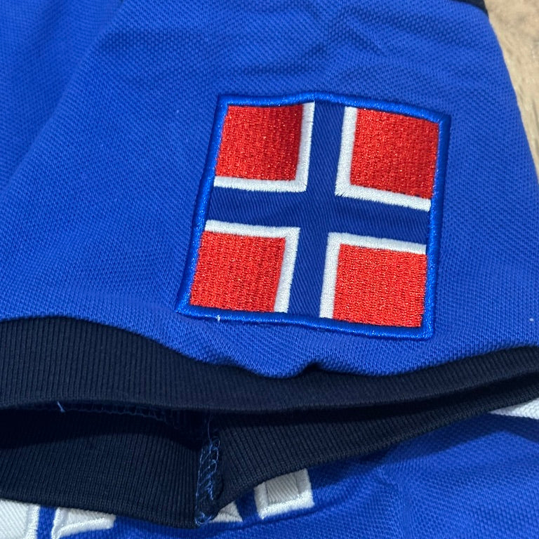 FLAG STYLE BLUE NORWAY POLO SHIRT