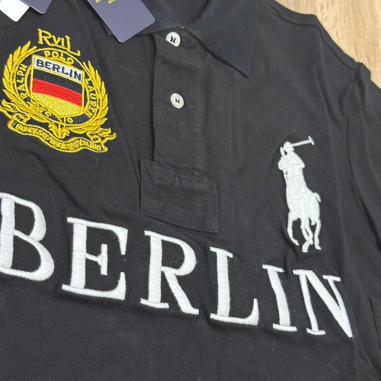 CITY STYLE BLACK BERLIN POLO SHIRT