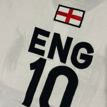 COUNTRY STYLE WHITE ENGLAND POLO SHIRT