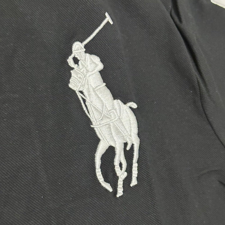 CITY STYLE BLACK USA NEW YORK POLO SHIRT