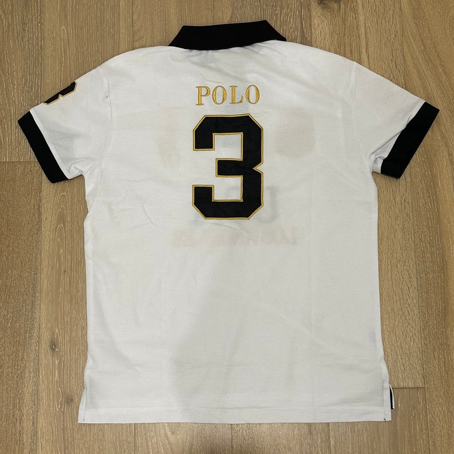 CITY STYLE WHITE USA LA POLO SHIRT