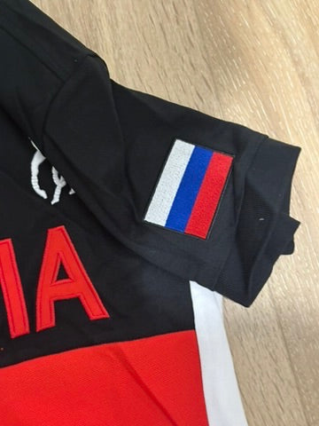 FLAG STYLE RED RUSSIA POLO SHIRT