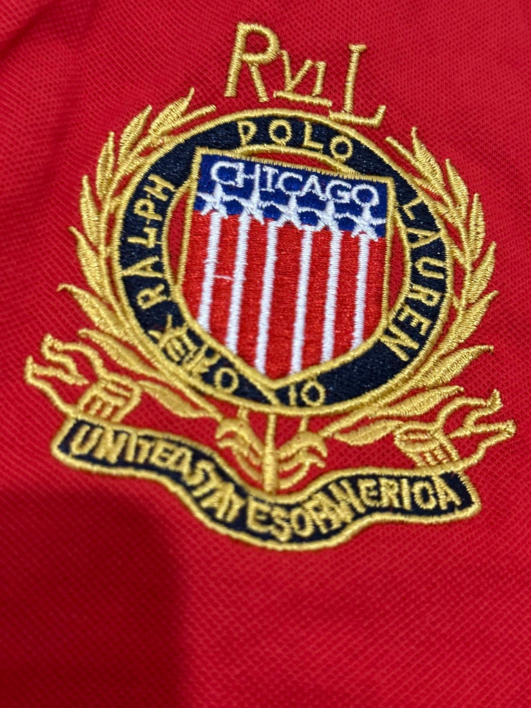 CITY STYLE RED USA CHICAGO POLO SHIRT