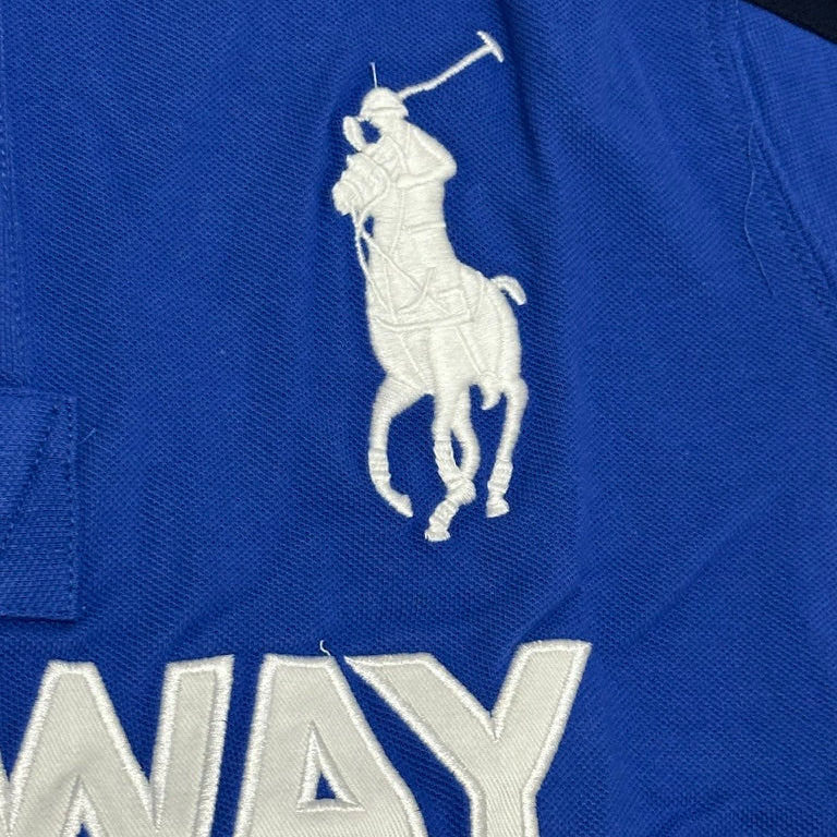 FLAG STYLE BLUE NORWAY POLO SHIRT