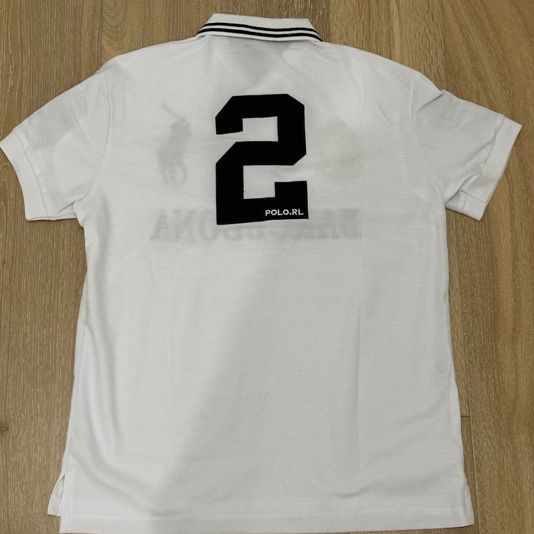 CITY STYLE WHITE BARCELONA POLO SHIRT