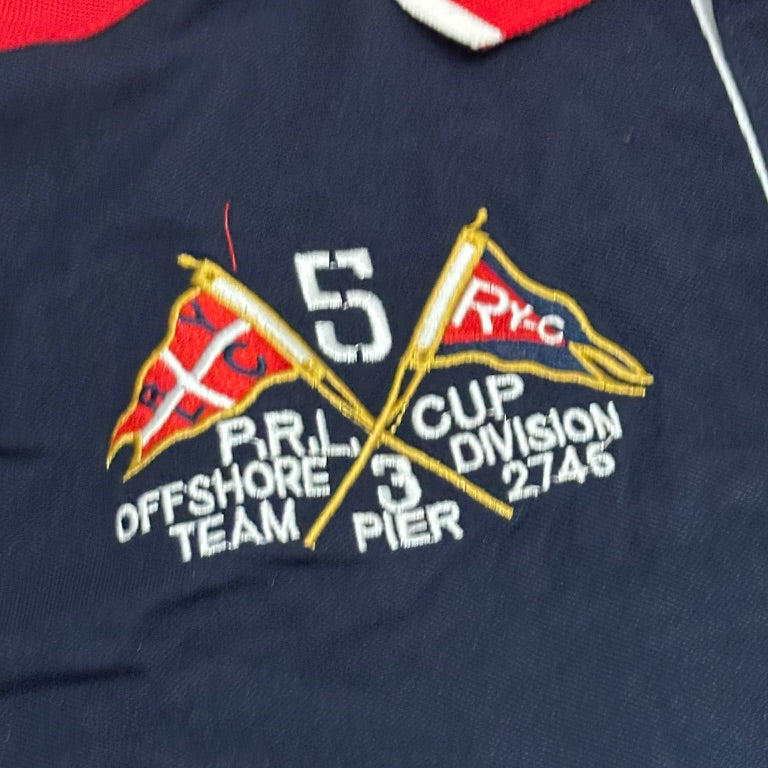 FLAG STYLE NAVY GBR POLO SHIRT