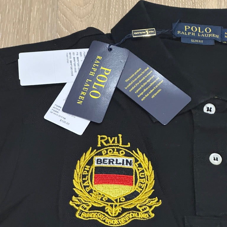 CITY STYLE BLACK BERLIN POLO SHIRT