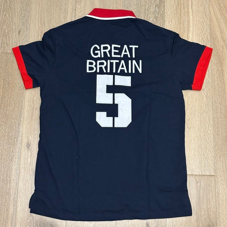 FLAG STYLE NAVY GBR POLO SHIRT