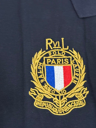 CITY STYLE NAVY FRANCE PARIS POLO SHIRT