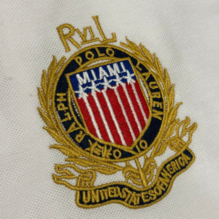 CITY STYLE WHITE MIAMI POLO SHIRT