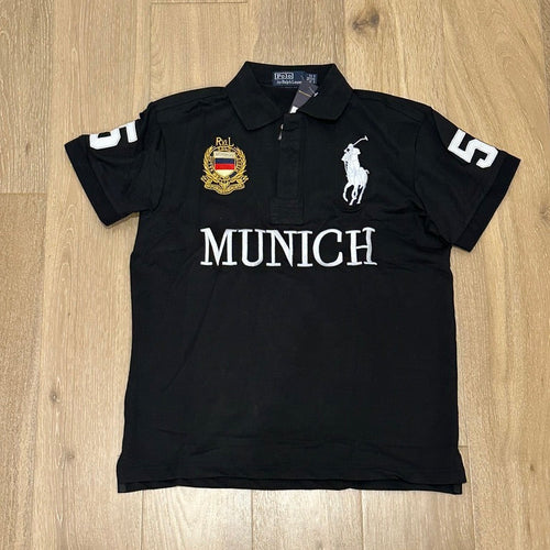 CITY STYLE BLACK MUNICH POLO SHIRT