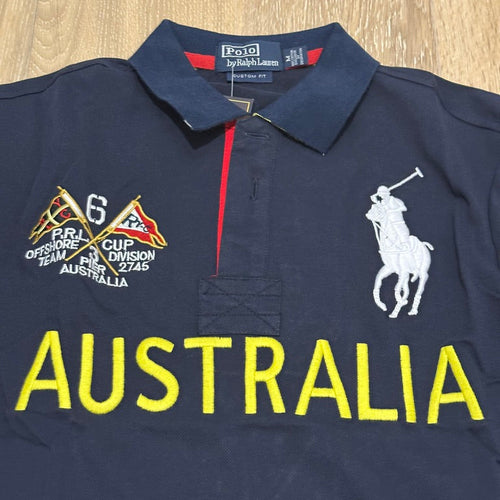 FLAG STYLE NAVY AUSTRALIA POLO SHIRT