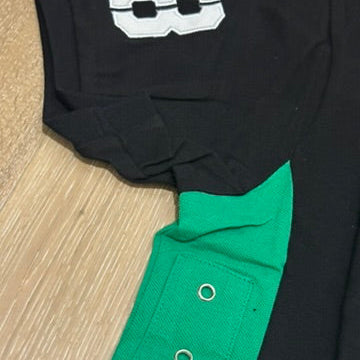 FLAG STYLE GREEN & BLACK UAE DUBAI POLO SHIRT