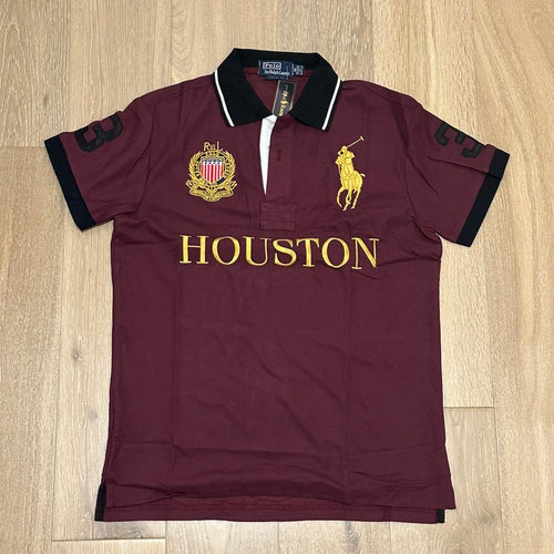 CITY STYLE MAROON HOUSTON POLO SHIRT