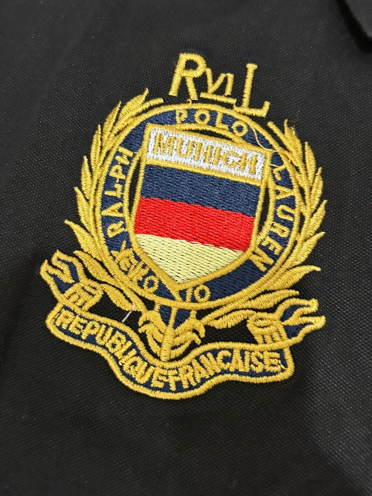 CITY STYLE BLACK MUNICH POLO SHIRT
