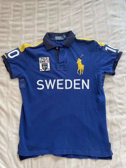 SWEDEN COUNTRY STYLE POLO SHIRT
