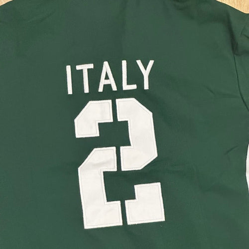 FLAG STYLE FOREST GREEN ITALY POLO SHIRT