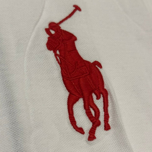 FLAG STYLE WHITE JAPAN POLO SHIRT