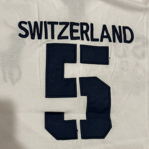 FLAG STYLE WHITE SWITZERLAND POLO SHIRT