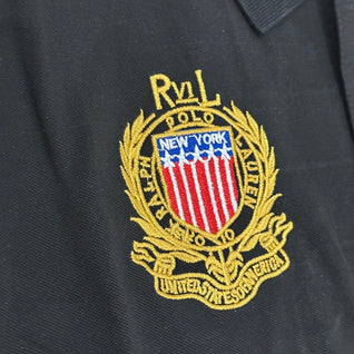 CITY STYLE BLACK NEW YORK POLO SHIRT