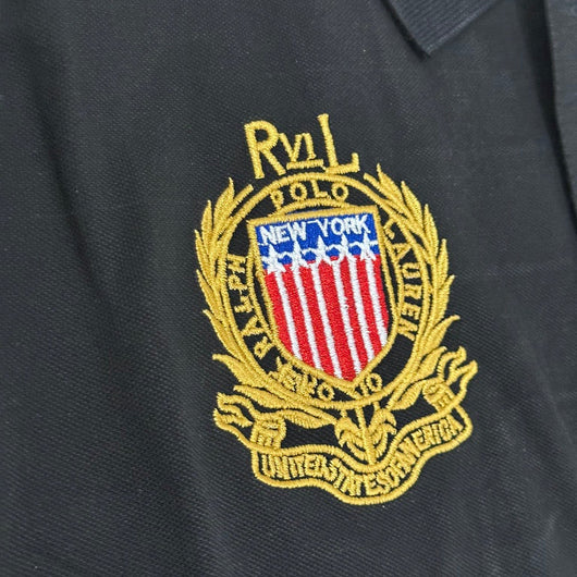 CITY STYLE BLACK NEW YORK POLO SHIRT