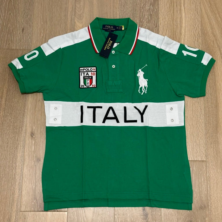 COUNTRY STYLE GREEN ITALY POLO SHIRT