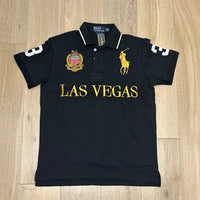 CITY STYLE BLACK LAS VEGAS POLO SHIRT