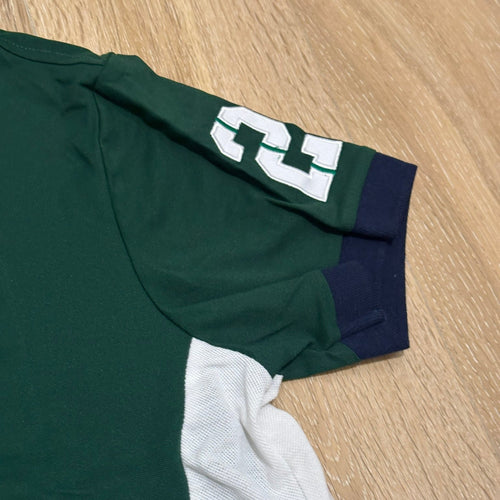 FLAG STYLE FOREST GREEN ITALY POLO SHIRT