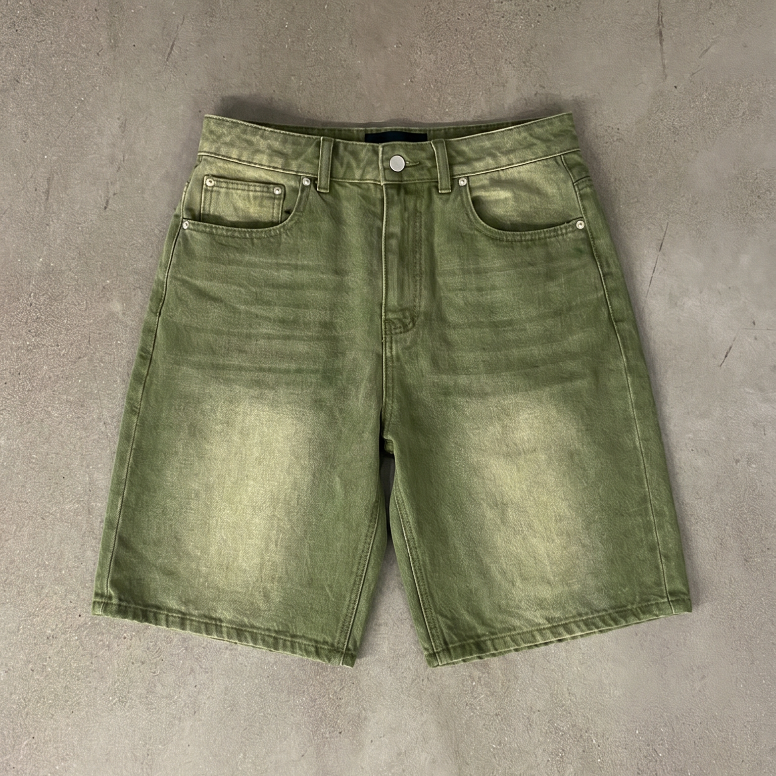 Matcha Denim Jorts