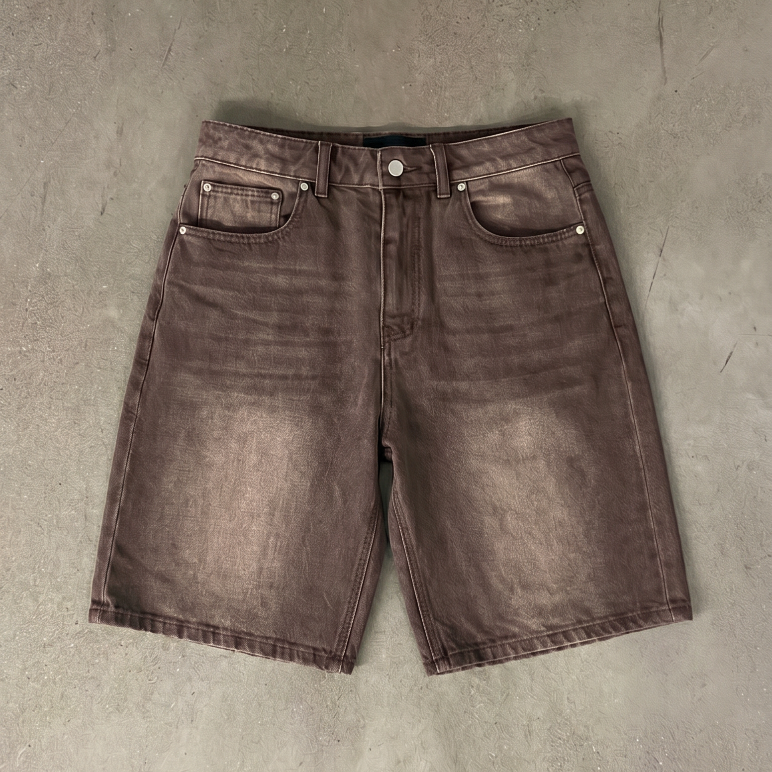 Dubai Chocolate Denim Jorts